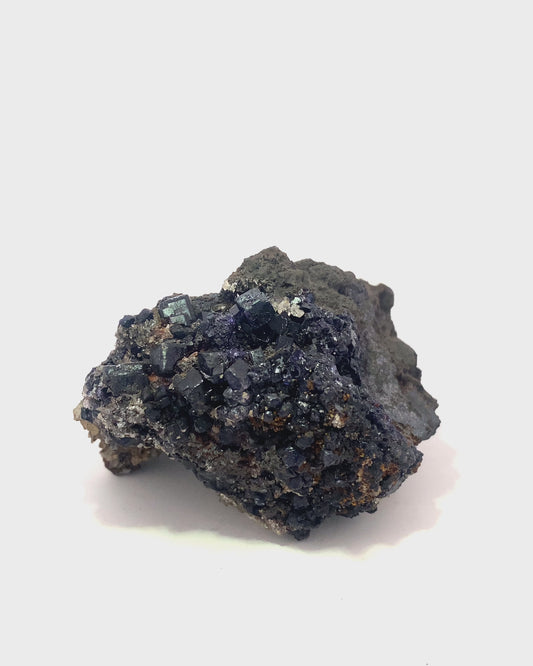 Dark Purple Fluorite - Ojuela Mine, Mapimi, Durango, Mexico